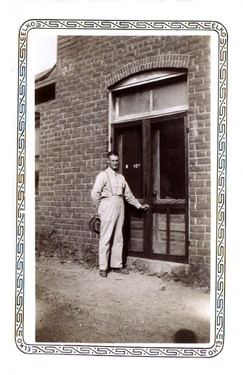 Ralph Gray Superintendent of Medora Brick Plant - circa 1940
